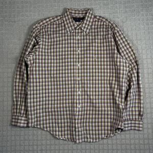 Vintage Polo Ralph Lauren Cotton Plaid Shirt XL